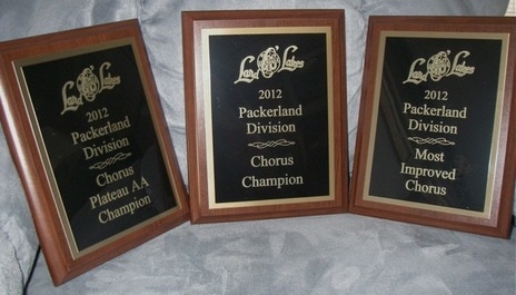 2012 Division Championship plaques